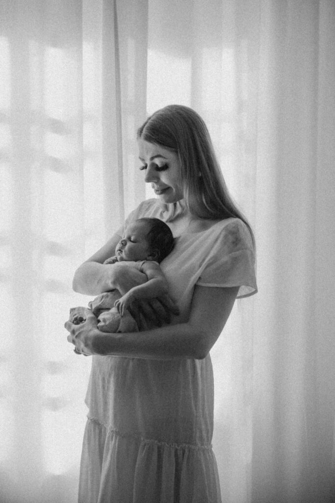 ajaton ja luonnollinen newborn tyyli