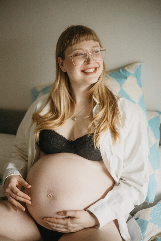 raskausvatsa luonnonvalossa kotona